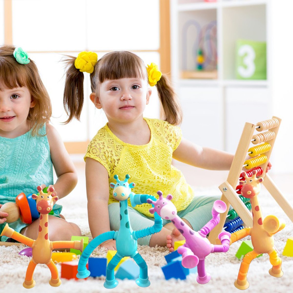 Giraffe Tubes Sensory Toys - Raifaonline