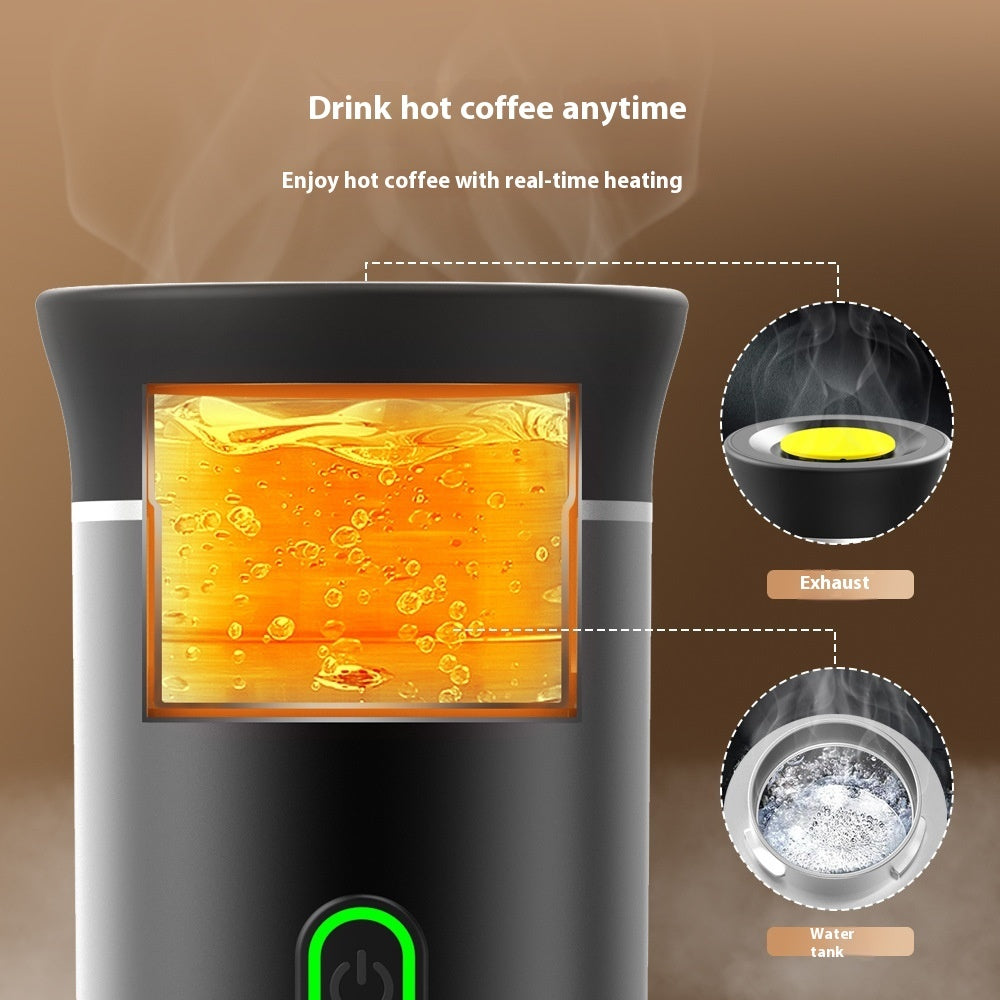 Portable Coffee Machine – 3-in-1 Espresso Maker with Grinder - Raifaonline