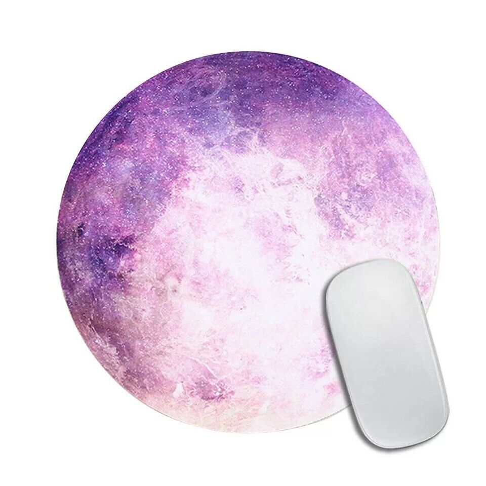 Space Round Mouse Pad PC Gaming Non Slip Mice Mat - Raifaonline