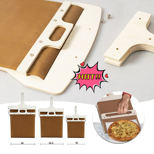 3 Sizes Sliding Pizza Peel Shovel Storage Board - Raifaonline