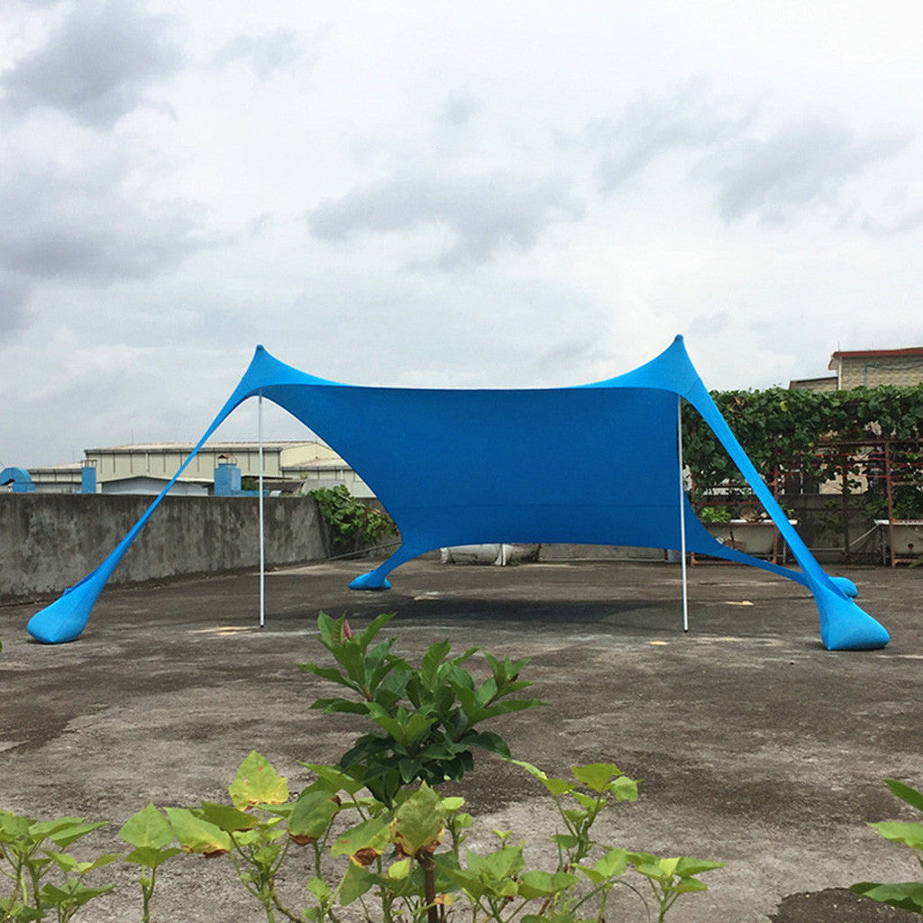 Camping Tent Windproof Pop Up Awning Outdoor Beach Sun Shade