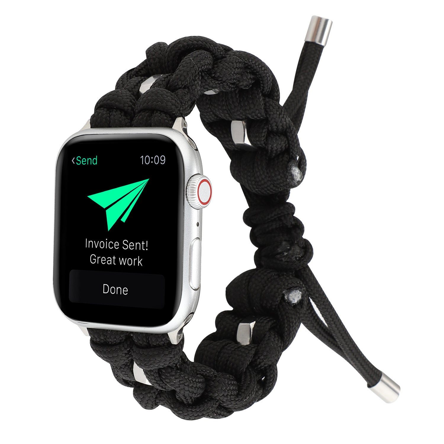 Outdoor umbrella cord braided strap Smart Watch - Raifaonline