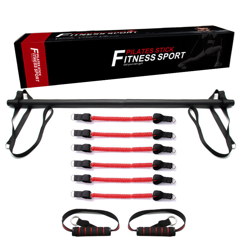 Pilates Bar Kit with Resistance Bands for Home Gym Workouts - Raifaonline