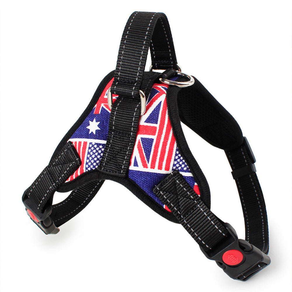 Red Explosion-Proof Pet Chest Harness - Raifaonline