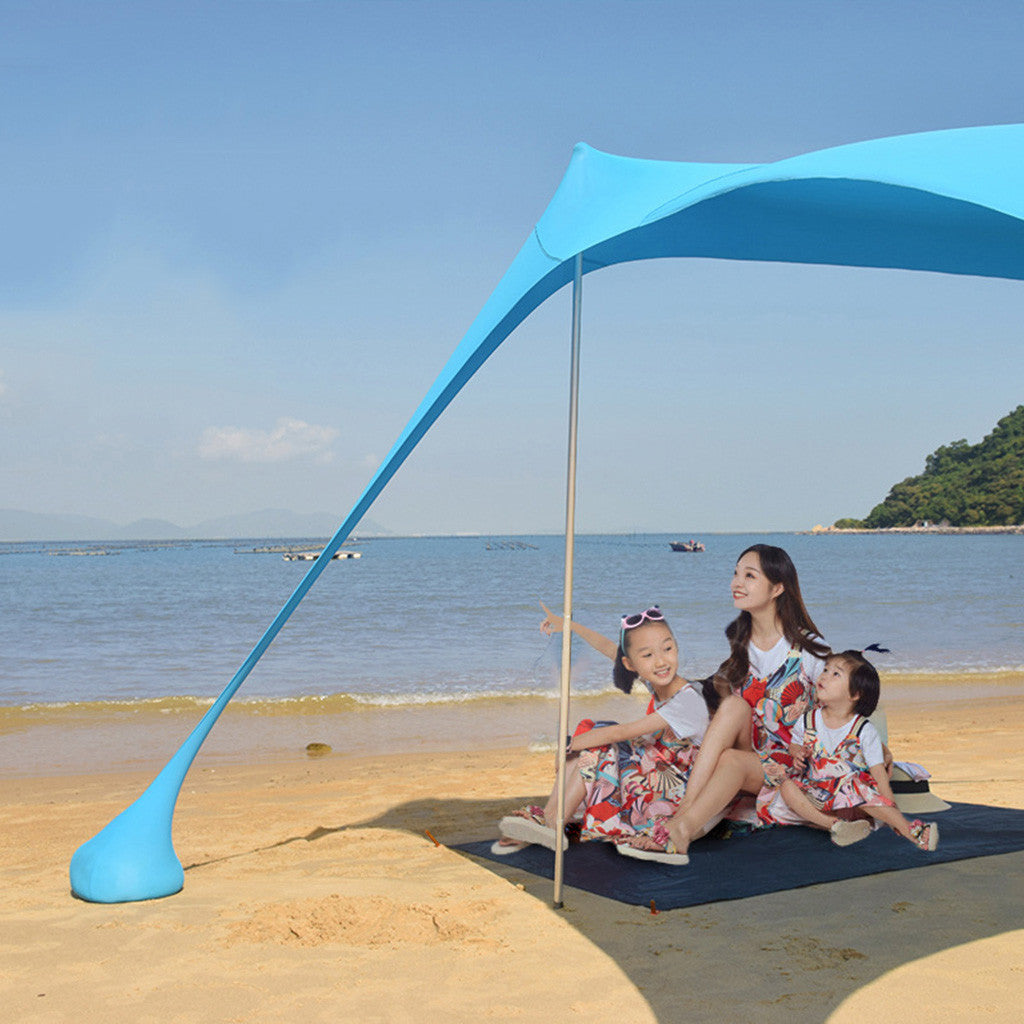 Camping Tent Windproof Pop Up Awning Outdoor Beach Sun Shade