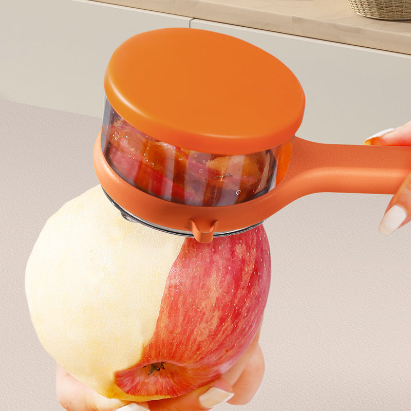 Kitchen Peeler with Storage Bucket and Scratcher Tool - Raifaonline