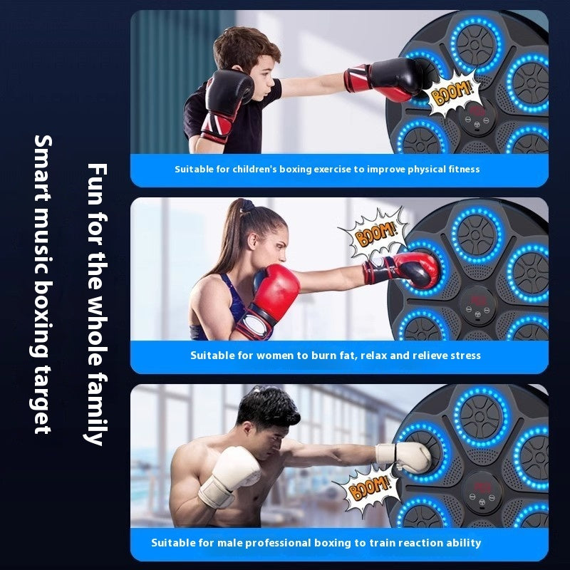 Music Boxing Machine with RGB Light and Bluetooth - Raifaonline