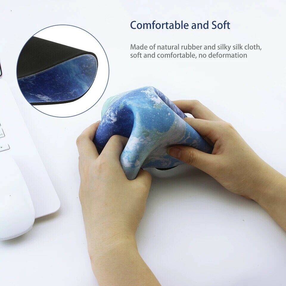 Space Round Mouse Pad PC Gaming Non Slip Mice Mat - Raifaonline