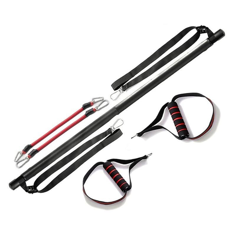 Pilates Bar Kit with Resistance Bands for Home Gym Workouts - Raifaonline