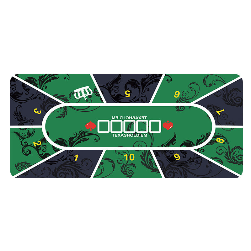 Texas Poker Tablecloth Thickened Overlock Rubber Desk Mat - Raifaonline