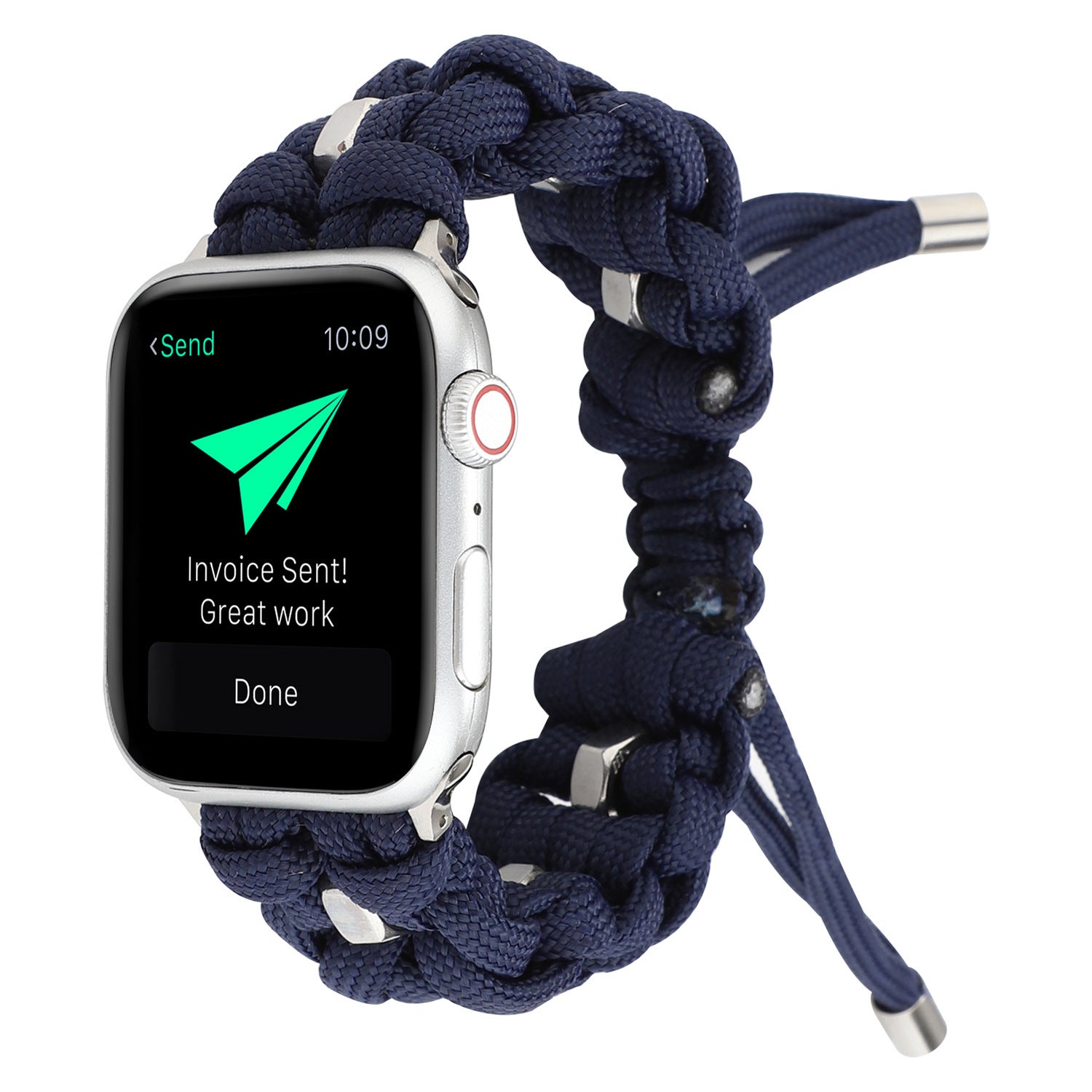 Outdoor umbrella cord braided strap Smart Watch - Raifaonline