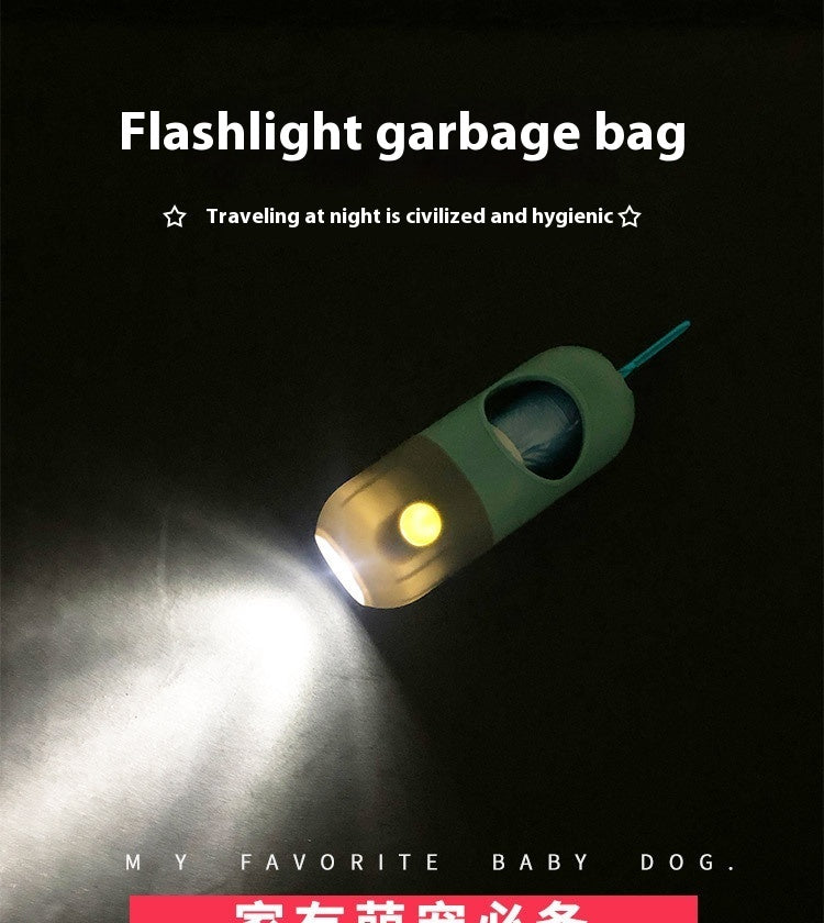 Pet Waste Bag Dispenser with LED Light - Raifaonline