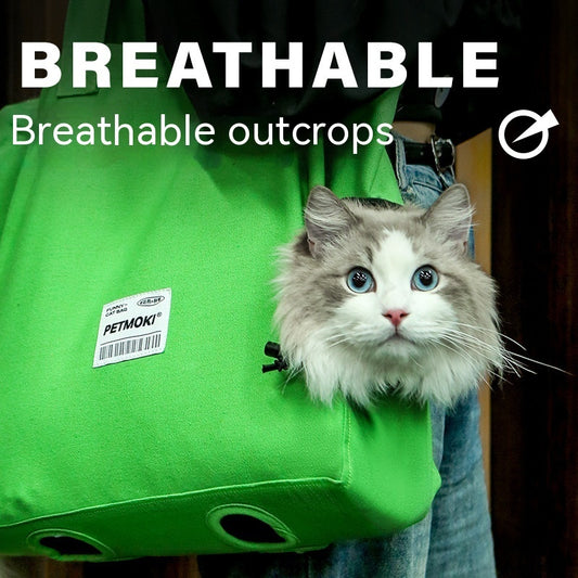 Canvas Cat & Dog Carrier Bag - Raifaonline
