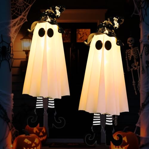 Halloween Decor Hanging Ghost Lights