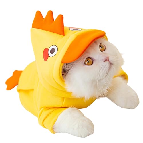 Funny Halloween Outfit for Small & Medium Pets, Warm Hoodie with