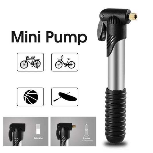 Portable Mini Bicycle Pump for Tires and Balls - Raifaonline