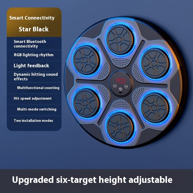 Music Boxing Machine with RGB Light and Bluetooth - Raifaonline