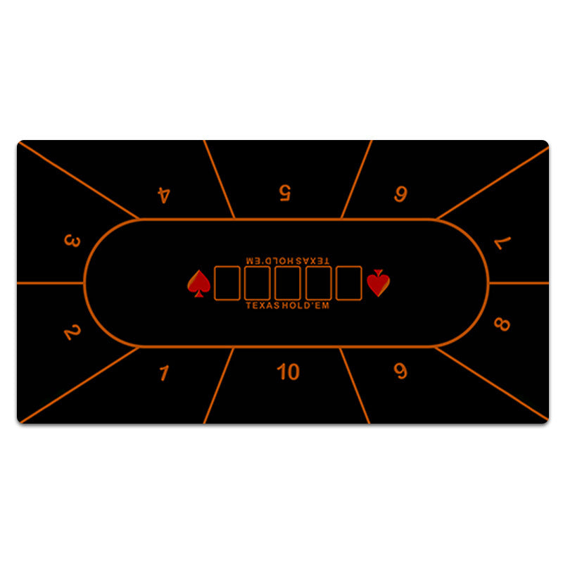 Texas Poker Tablecloth Thickened Overlock Rubber Desk Mat - Raifaonline