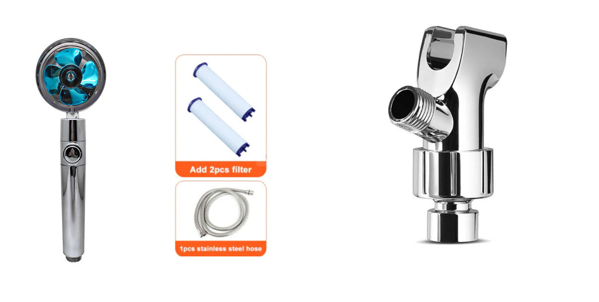 Shower Head Water Saving Flow 360 Degrees Rotating - Raifaonline