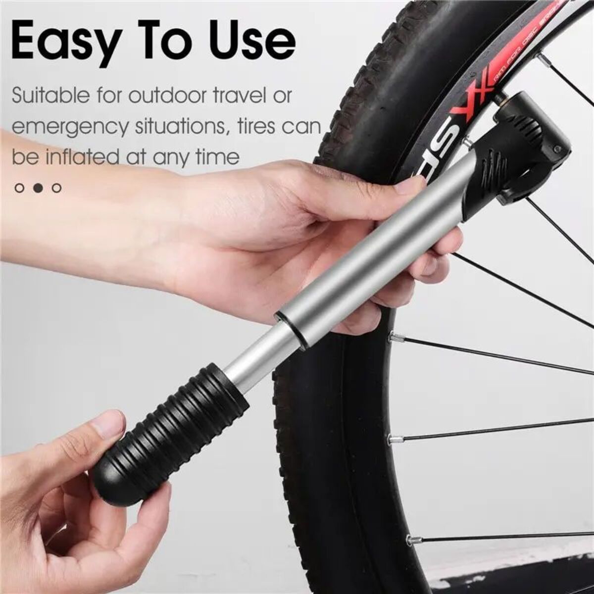 Portable Mini Bicycle Pump for Tires and Balls - Raifaonline