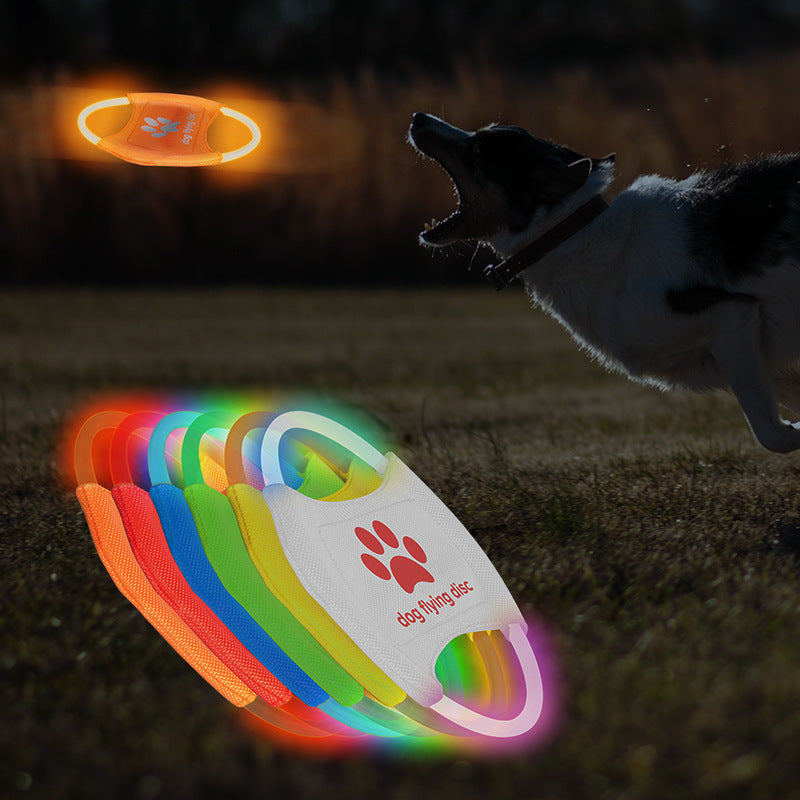 LED Glowing Dog Flying Disc - Raifaonline