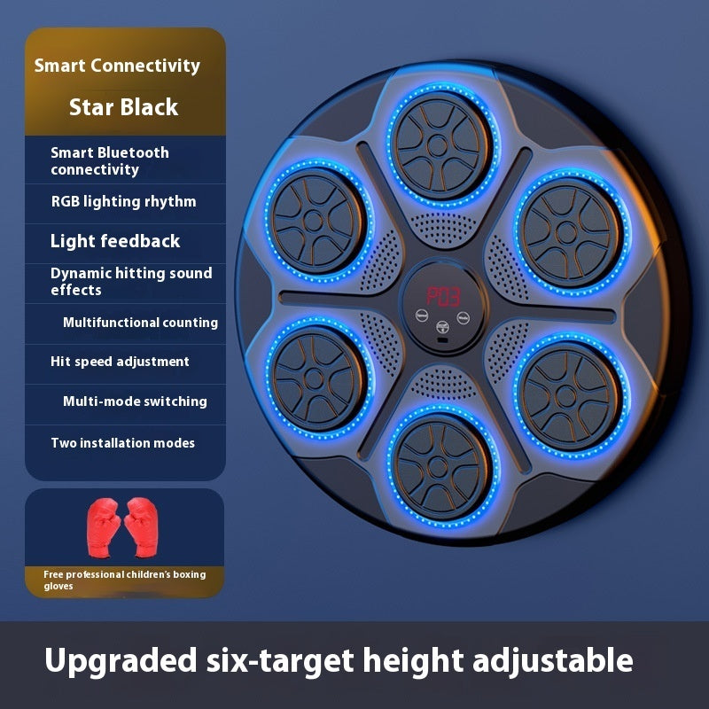 Music Boxing Machine with RGB Light and Bluetooth - Raifaonline