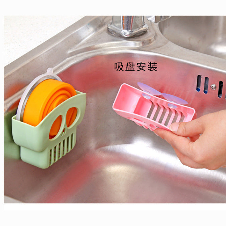 Free Punch Kitchen Drain Rack for Dish Cloth and Sponge - Raifaonline