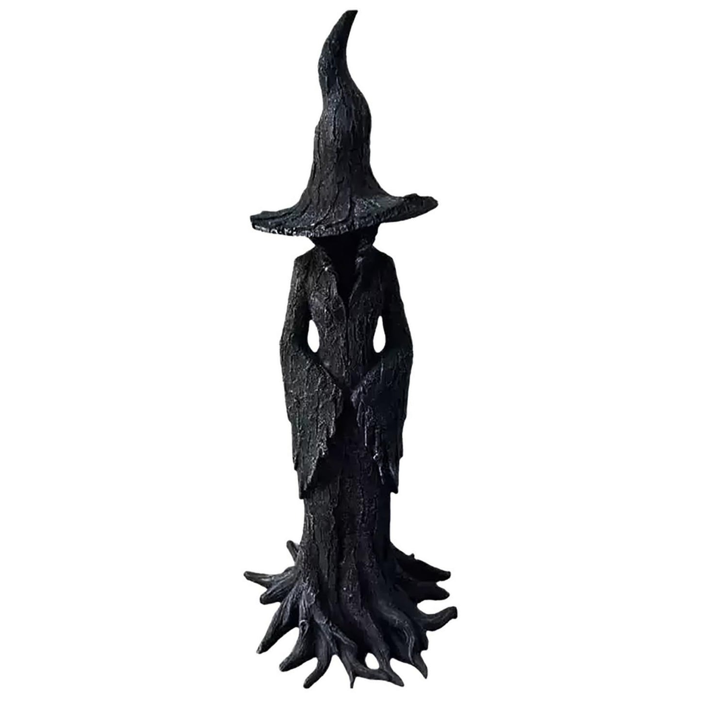 EAZZ Halloween Witch Statue β 20β Tall Resin Figurine with Gothic Details