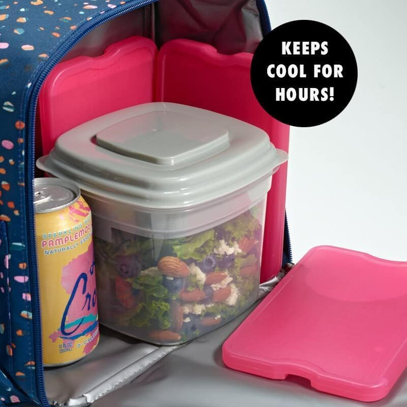 Cool Coolers by Fit & Fresh 4 Pack XL Slim Ice Packs