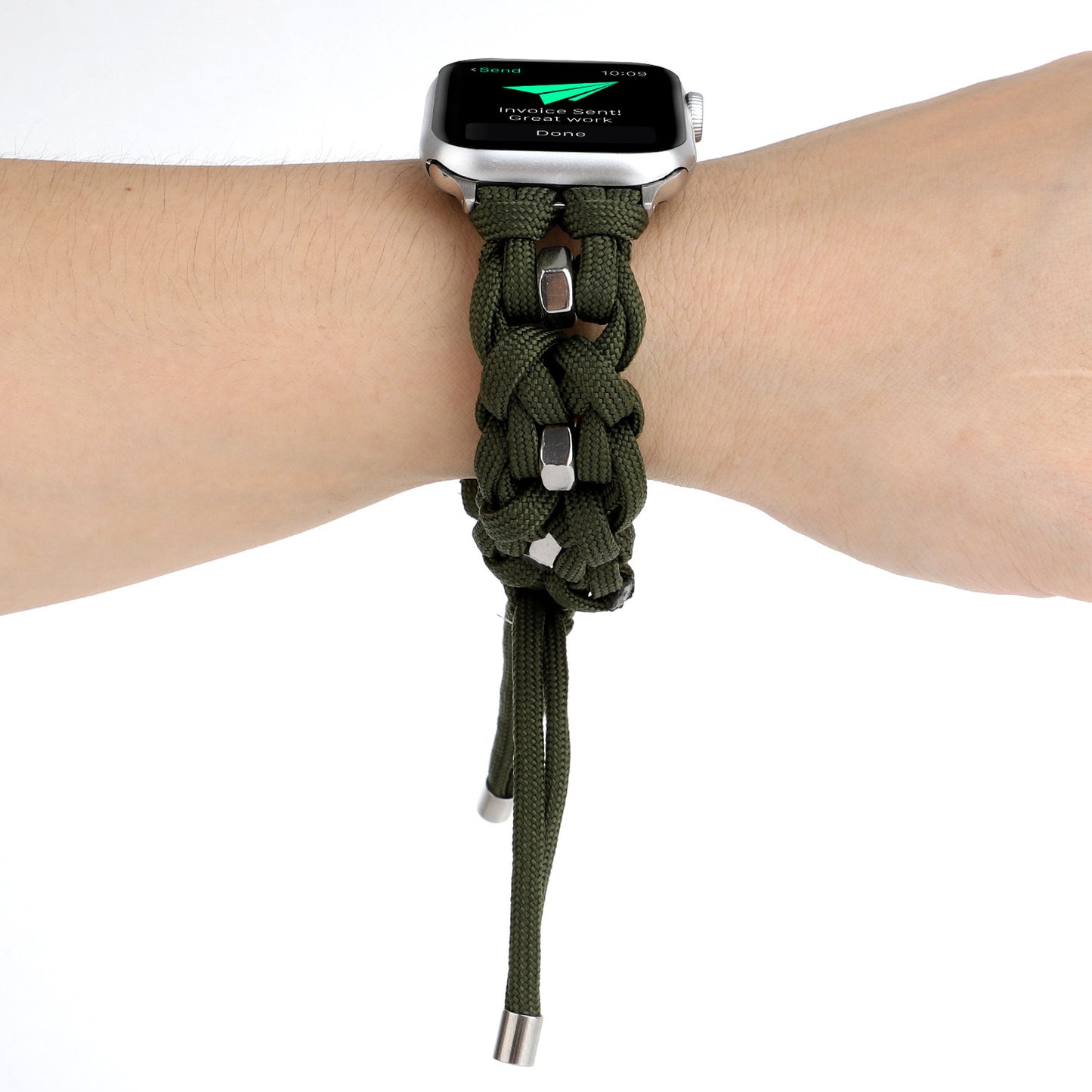 Outdoor umbrella cord braided strap Smart Watch - Raifaonline