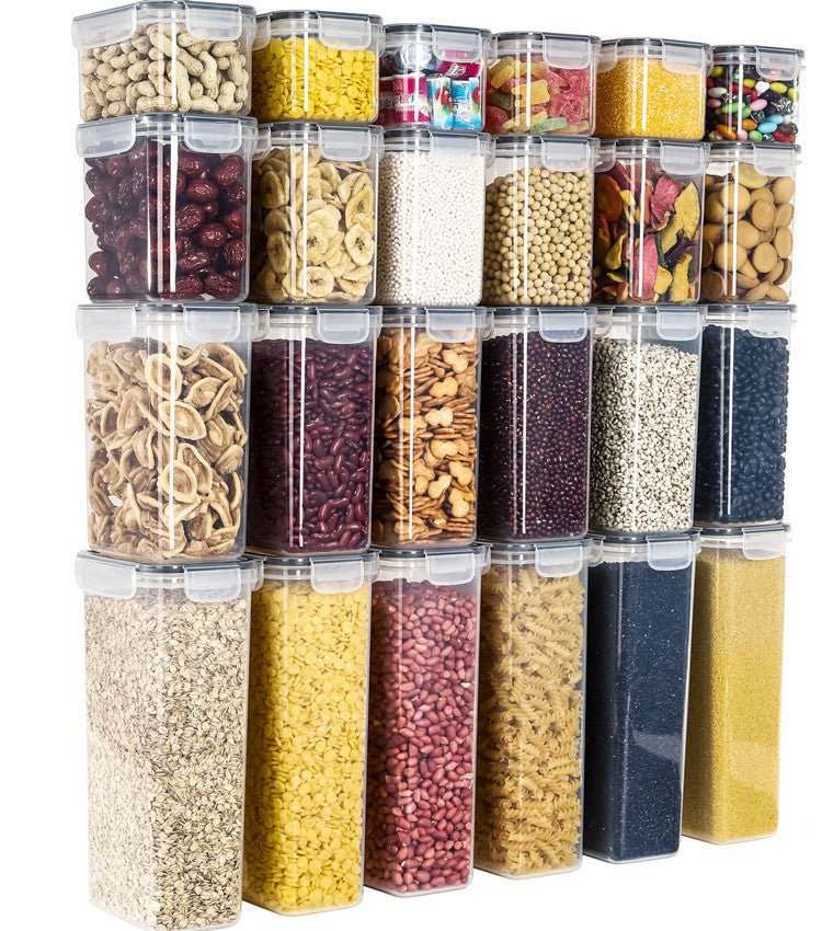 Cereals Kitchen Snacks Refrigerator Storage Box 24-piece Set - Raifaonline