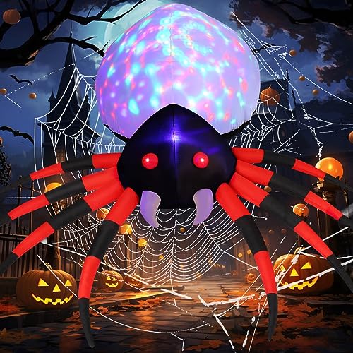 GOOSH 8FT Halloween Inflatable Spider