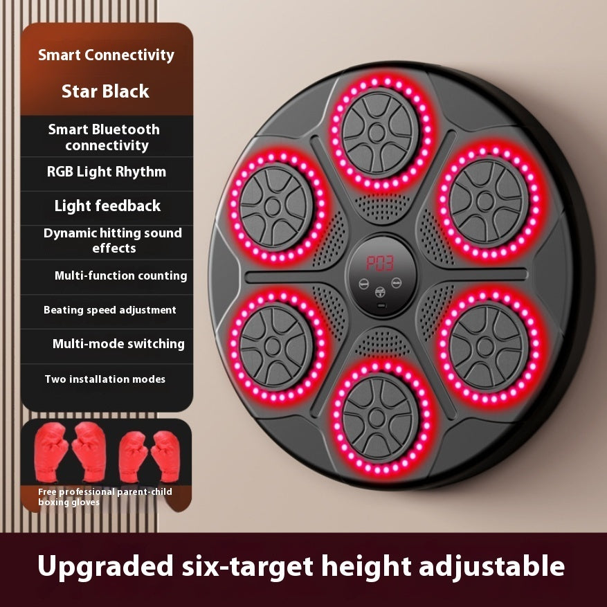 Music Boxing Machine with RGB Light and Bluetooth - Raifaonline