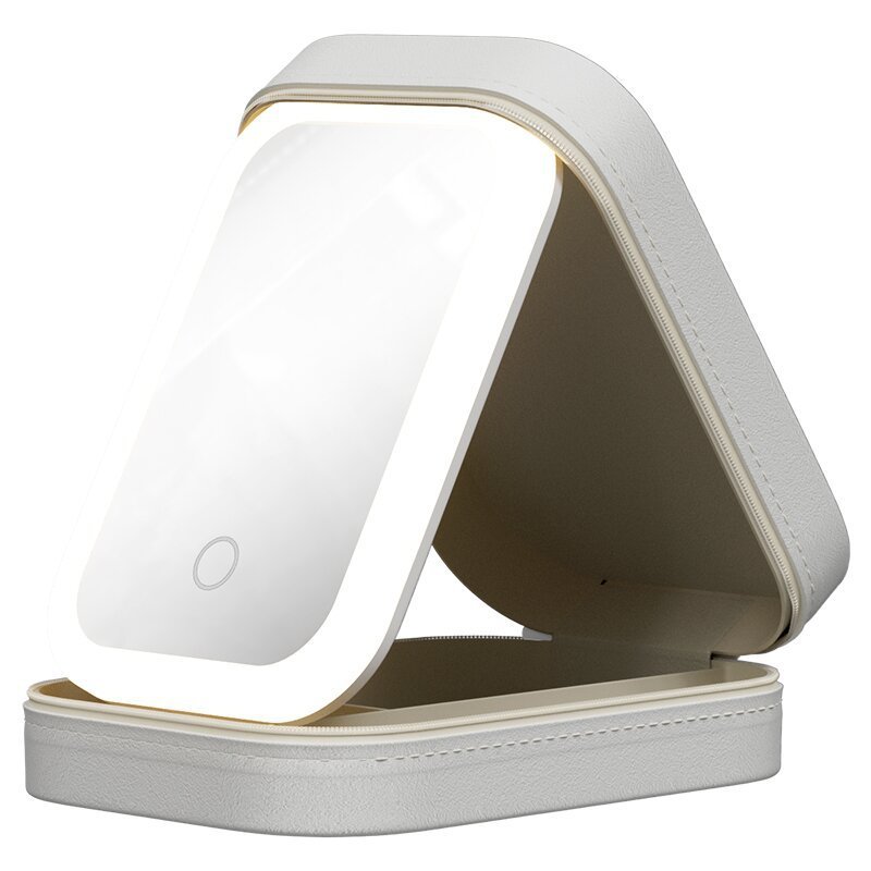 Makeup Storage Box With LED Light Mirror - Raifaonline