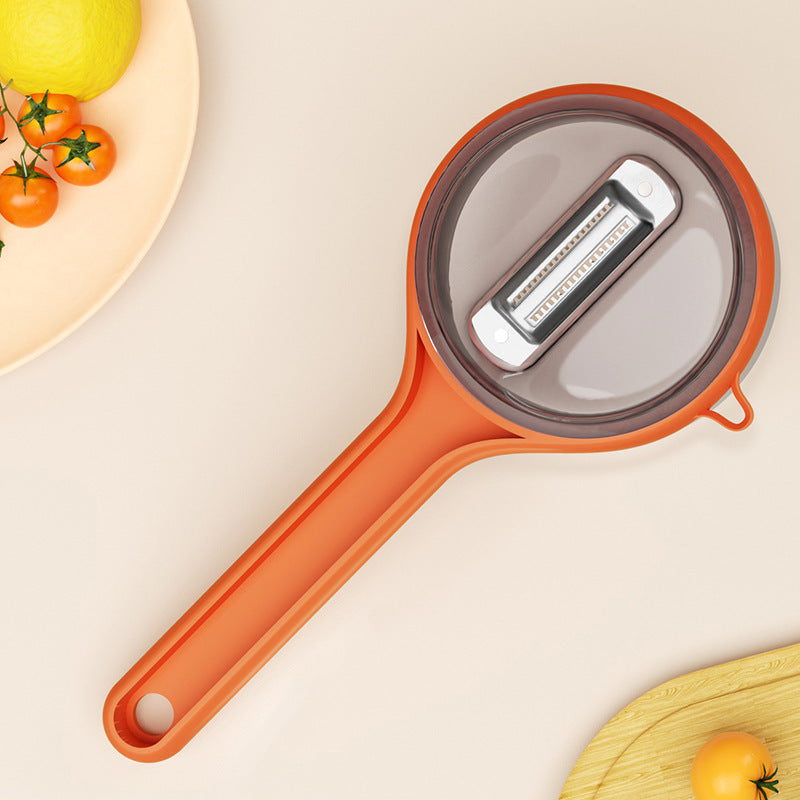 Kitchen Peeler with Storage Bucket and Scratcher Tool - Raifaonline