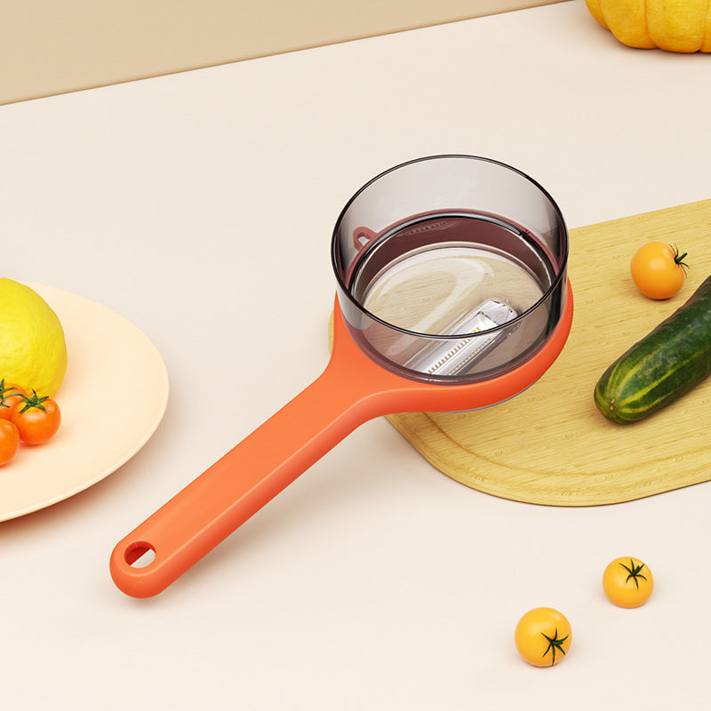 Kitchen Peeler with Storage Bucket and Scratcher Tool - Raifaonline