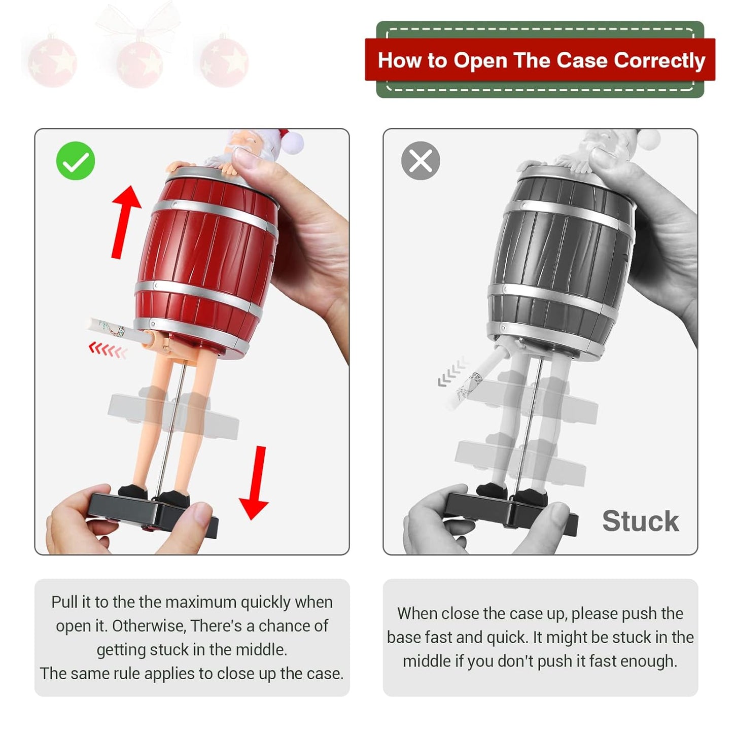 Funny Cigarette Dispenser for Christmas Party Home Decor