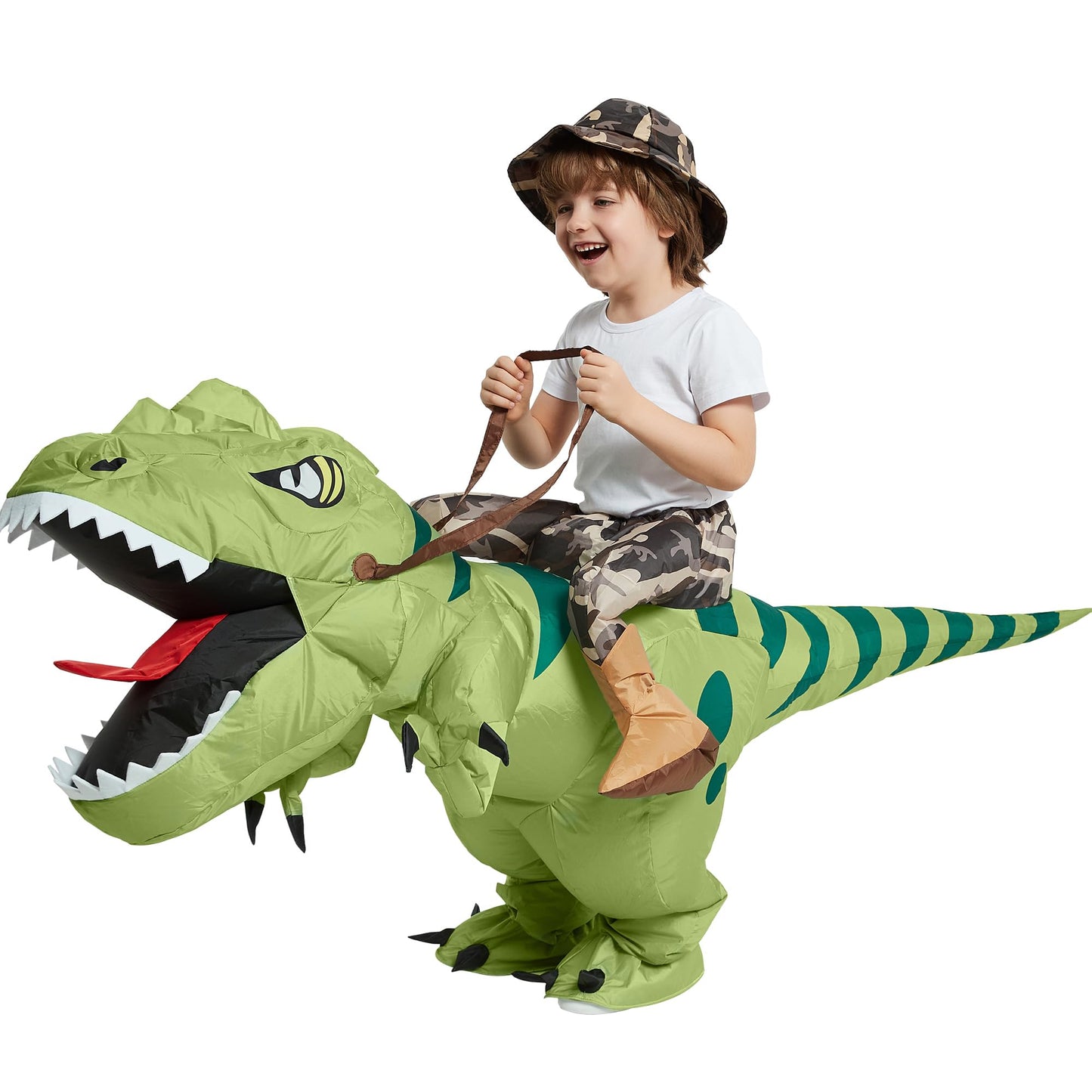 One Casa Inflatable T-Rex Riding Costume