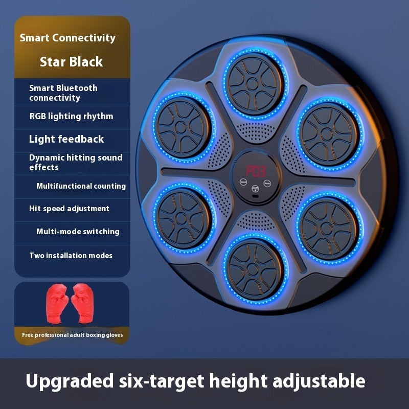 Music Boxing Machine with RGB Light and Bluetooth - Raifaonline