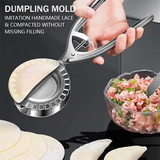 Dumpling Maker – Stainless Steel Press for Wrappers & Stuffing - Raifaonline