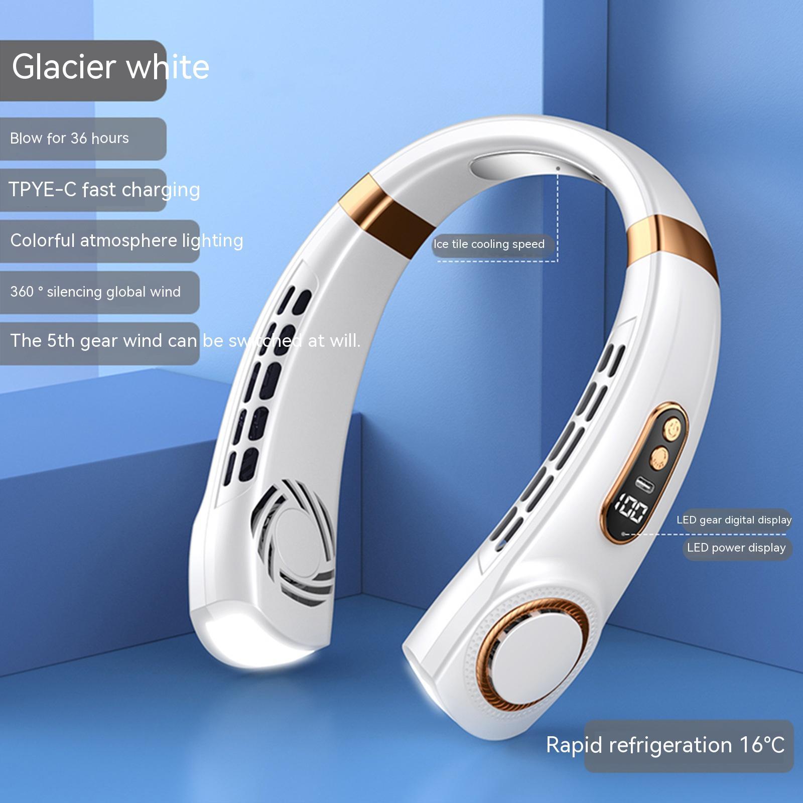 Portable Mute Multifunctional Hanging Neck Fan - Raifaonline