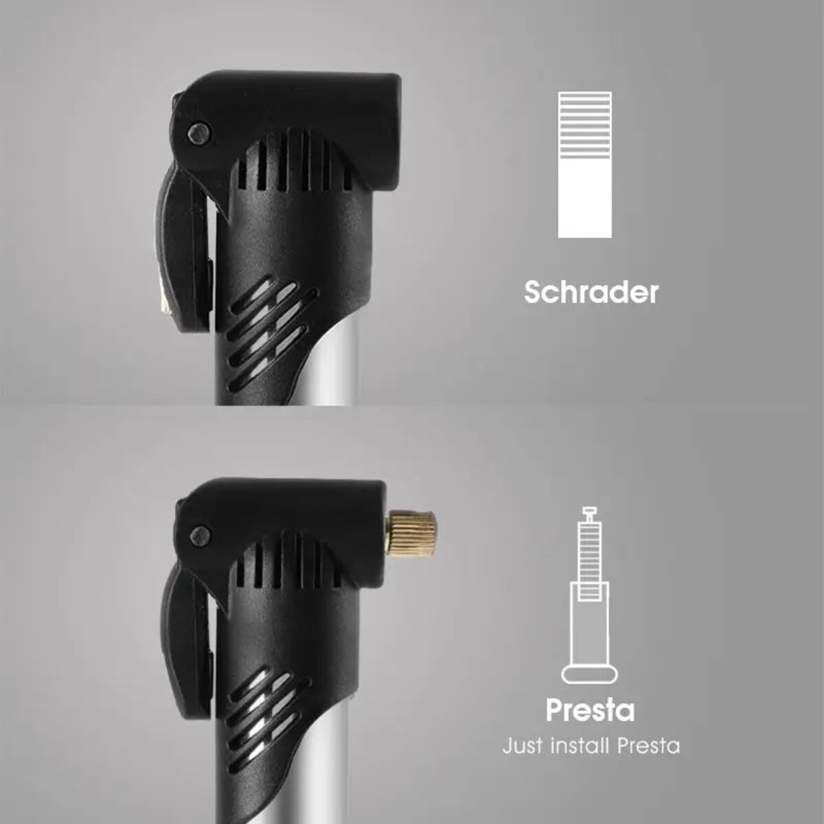 Portable Mini Bicycle Pump for Tires and Balls - Raifaonline
