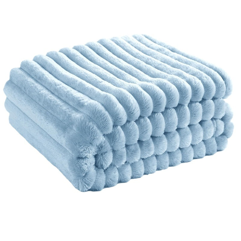 Bedsure Gentle Soft White Throw Blanket for Couch