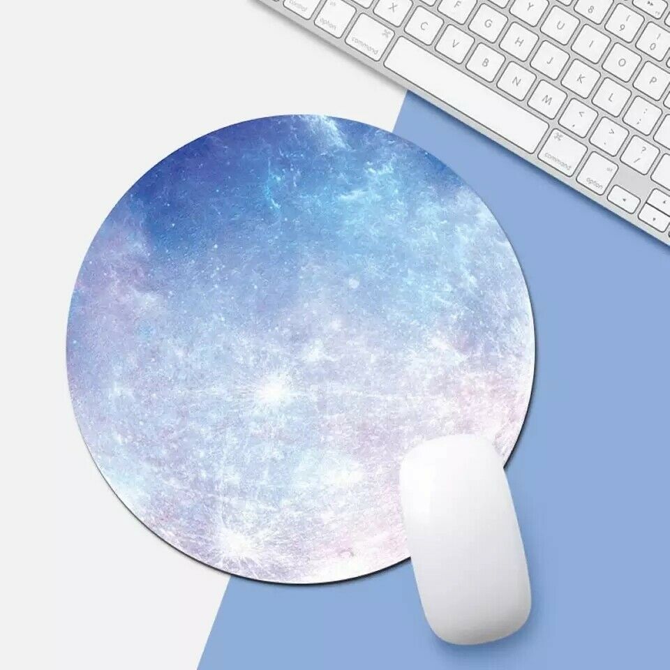 Space Round Mouse Pad PC Gaming Non Slip Mice Mat - Raifaonline