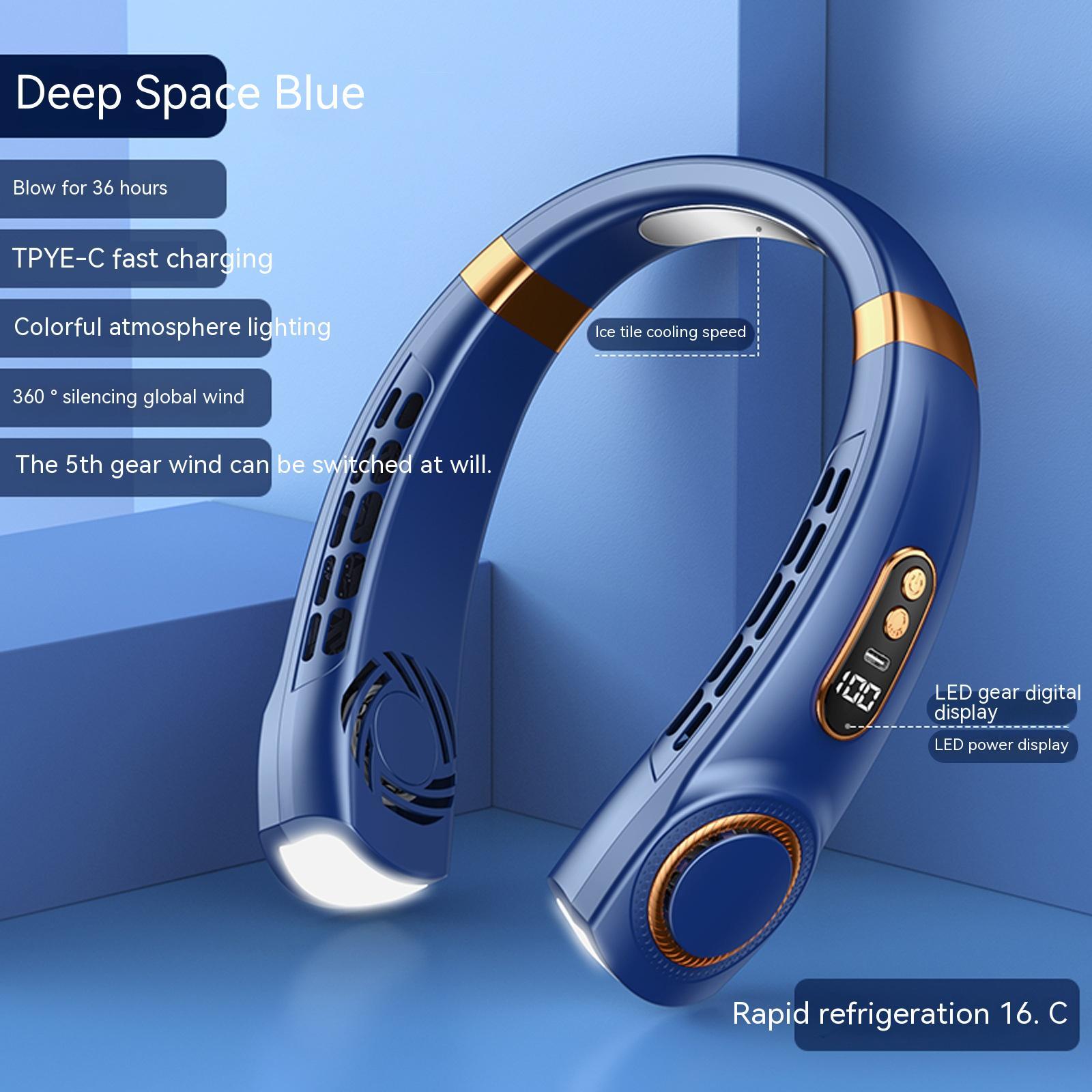 Portable Mute Multifunctional Hanging Neck Fan - Raifaonline