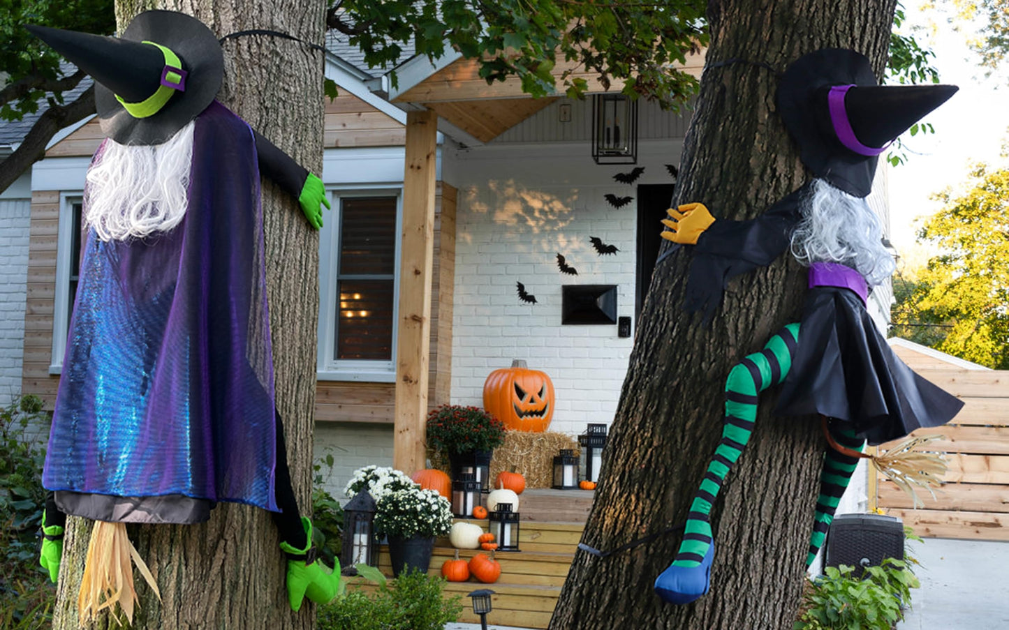 POPGIFTU 64" Crashing Witch into Tree