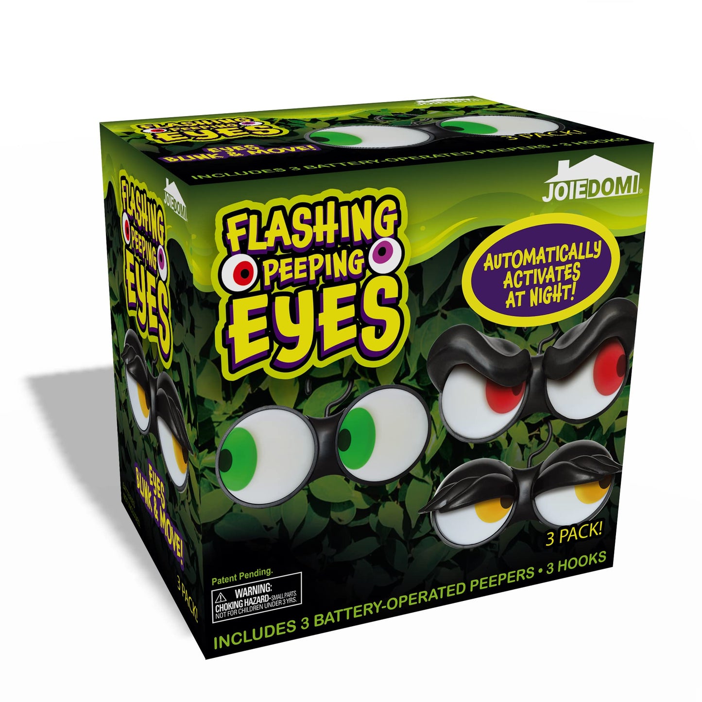 Joiedomi 3-Pack Flashing Peeping Eyes Lights
