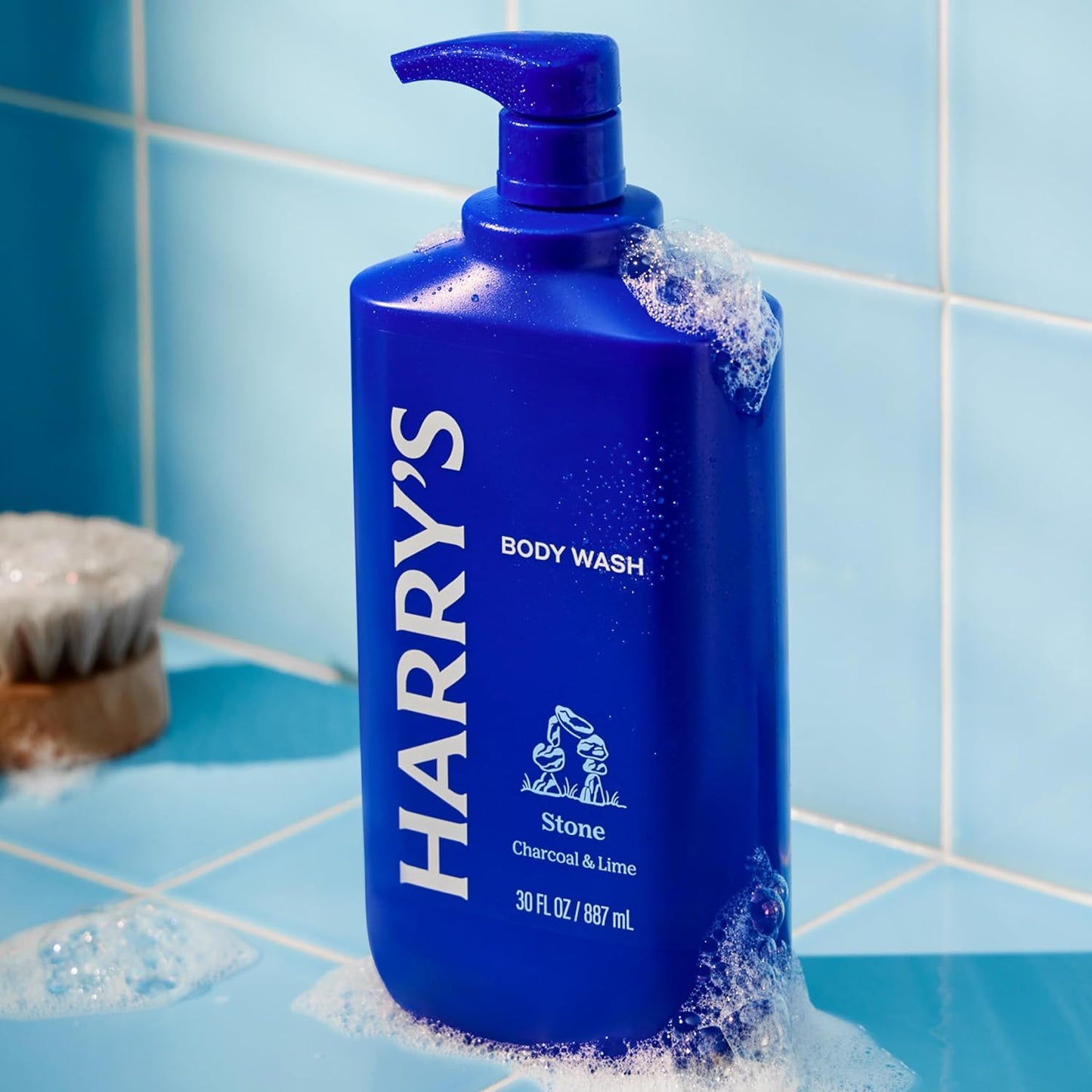 Harry's Men's Body Wash Shower Gel, Stone Scent, 30 oz