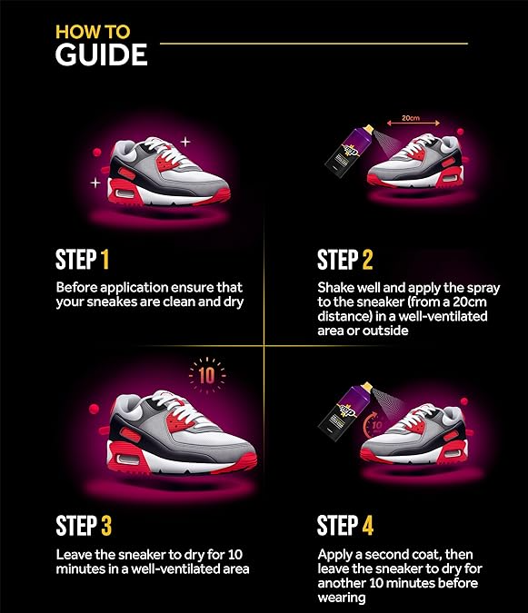 Rain & Stain Waterproof Nano Protection for Sneaker