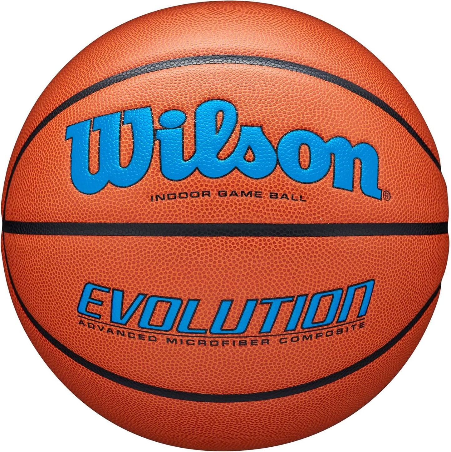 WILSON Evolution Indoor Game Basketballs - Size 5, Size 6 and Size 7